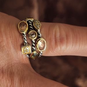 David Yurman style ladies ring